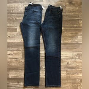 Old navy set of 2 men’s slim denim jeans. New with tags size 38 by 36